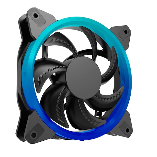 Ventilador Gamer de 120mm para Gabinete (3 piezas), RGB, conexión Molex 4 Pin, Ocelot OGF01