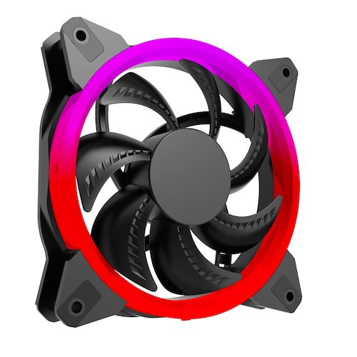 Ventilador Gamer de 120mm para Gabinete (3 piezas), RGB, conexión Molex 4 Pin, Ocelot OGF01