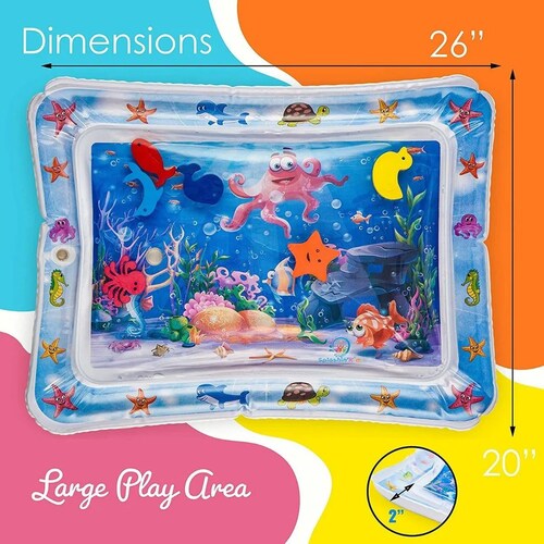 Cojín de Agua Inflable para Bebé Estimulación Temprana