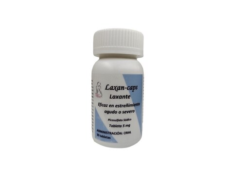 Laxante 30 tabletas de 5mg | Probiótico 30 cápsulas de 600mg .