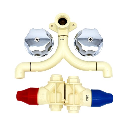 TechTools Kit para Regadera de CPVC Incluye Manerales, Chapetón, Valvulas y Conecciones