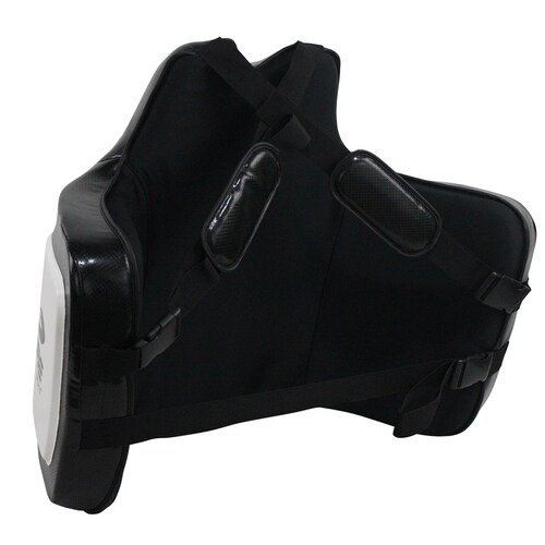 Peto de Box Fire Sports Entrenamiento PVC Protección Ajustable Color Blanco