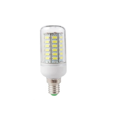 Bombilla LED foco lámpara de 48 LED E14 blanco lampara plástico luz techo pared casa negocio hogar