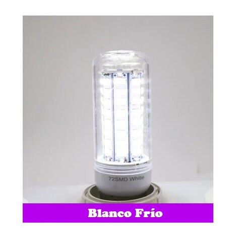 Bombilla LED foco lámpara de 48 LED E14 blanco lampara plástico luz techo pared casa negocio hogar