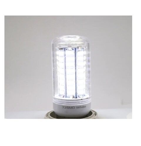 Bombilla LED foco lámpara de 48 LED E14 blanco lampara plástico luz techo pared casa negocio hogar