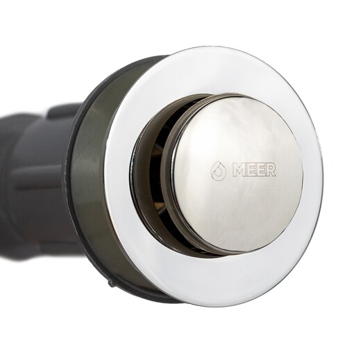 Contra Canasta en Acero Inoxidable con CESPOL Flexible de 11/4", con cierre PUSH