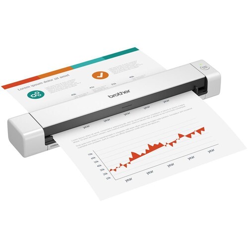  Scanner Portátil Brother DS640, 1200 x 1200 DPI, Escáner Color, USB 3.0, Negro/Blanco