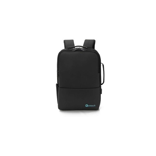 Mochila de Poliéster GMB-22003 para Laptop 15.6", Negro
