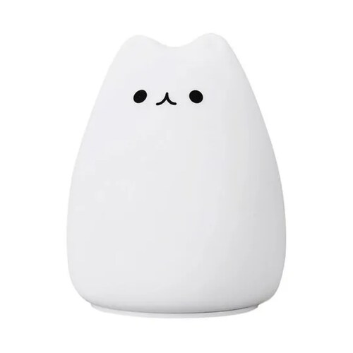 7 Colores Lampara Luz Noche Led De Gato Para Bebes Y Niños