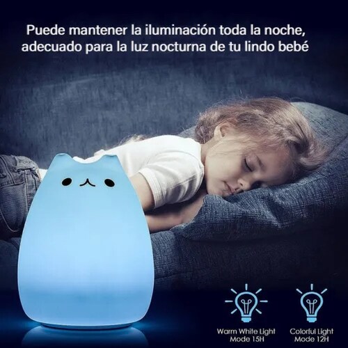 Lámpara de Noche Azul para bebés