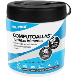 Toallas Humedas Silimex COMPUtoallas Para Limpieza Externa De Equipos De Computo.