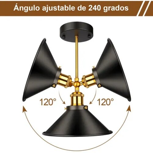 Lámpara De Pared Interior Retro (sin Bombilla)