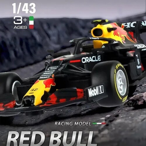 Burago Redbull F1 Rb16b Checo Pérez Fórmula 1 Escala 1:43