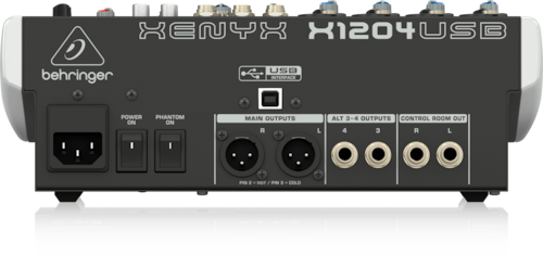 Mezcladora Behringer X1204usb Xenyx 8 Canales efectos 