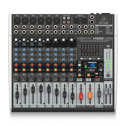Consola Behringer  Xenyx X1222usb De Mezcla 12 Canales efecto.