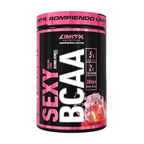 Aminoacidos Limit X Nutrition Sexy BCAA 240 G. 30 Serv. - Limonada