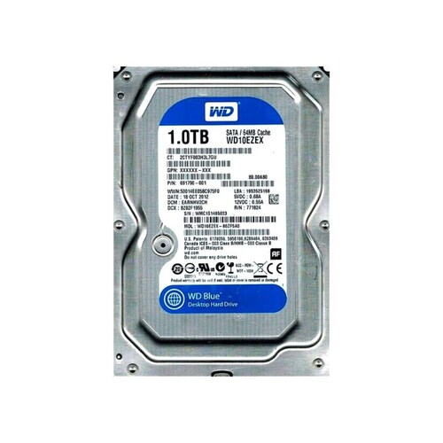 Disco Duro Interno Western Digital Caviar Blue 3.5'', 1TB, SATA III
