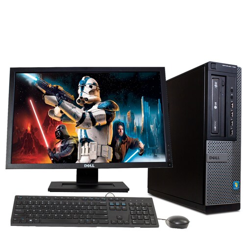 Computadora GAMING Dell Core i7 16gb de RAM 1TB HDD 120 SSD Monitor 22" (Reacondicionado).