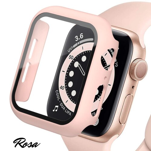 Case para Apple Watch Iwatch Carcasa de 44mm / 45mm con Protector de Pantalla Cristal Templado HD