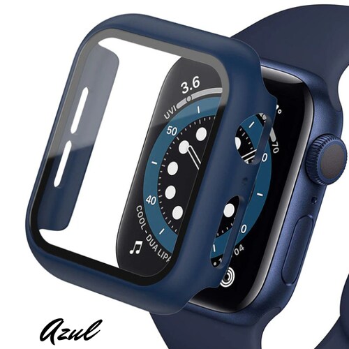 Case para Apple Watch Iwatch Carcasa de 44mm / 45mm con Protector de Pantalla Cristal Templado HD