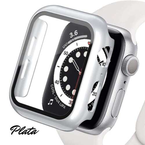 Case para Apple Watch Iwatch Carcasa de 44mm / 45mm con Protector de Pantalla Cristal Templado HD