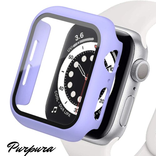 Case para Apple Watch Iwatch Carcasa de 44mm / 45mm con Protector de Pantalla Cristal Templado HD