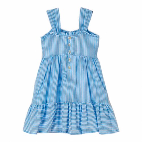 Vestido rayas moño marca Mayoral para niña