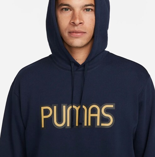 PUMAS UNAM SUDADERA NIKE CON CAPUCHA TEJIDO FLEECE ESSENTIAL