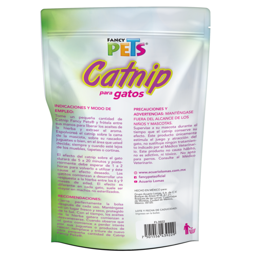 Catnip Gatos Hierba Gatuna 28G Fancy Pets Nepeta cataria 