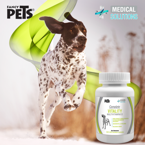 Tabletas Masticables Para Perros Multivitaminico Vitality 
