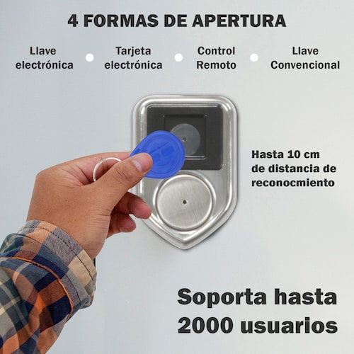 Chapa Cerradura Electrica RFID Acceso Inteligente