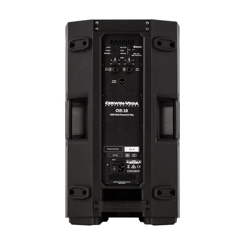 Bocina Cerwin Vega Cve-10 Con Bluetooth Negra 100v-110v/240v