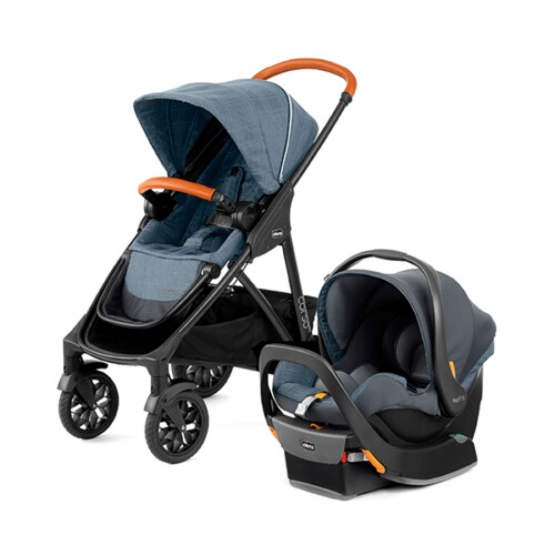 Carriola Travel System Hampton Corso Chicco Azul