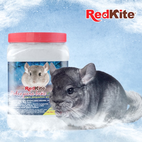 Arena O Polvo Para Baño De Chinchillas De 1.8kg Redkite 