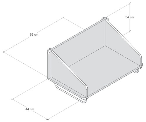 Cama Modelo Pug Chica - Mueble para Gatos y Perros de razas pequeñas