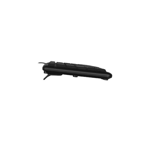 Teclado Estandar Alambrico Usb Negro Pc Lap Windows Basico Numerico Universal PC-201038 Oficina