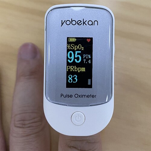 Oxímetro de pulso para dedo Yobekan 303
