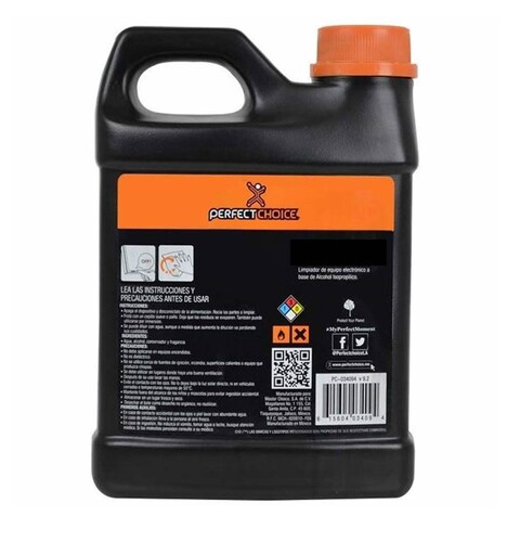 Perfect Choice Alcohol Isopropilico 1 Litro pc limpieza electrónicos laptop smart tv pantallas