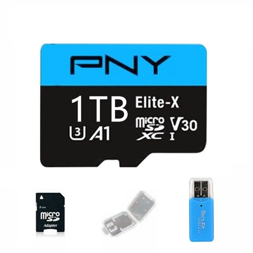 Memoria MicroSD PNY de 1 TB con adaptadores USB y SD de regalo