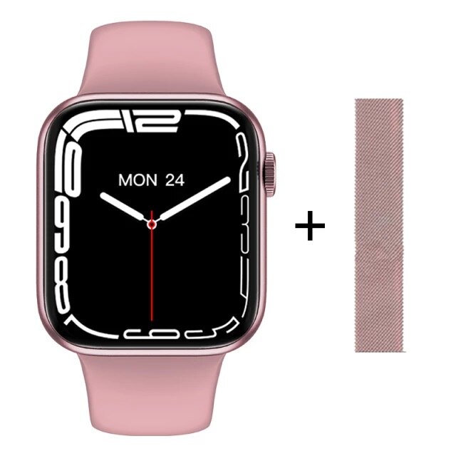 Reloj Inteligente SmartWatch H 37 Serie 7 COLOR ROSA 44mm Mide