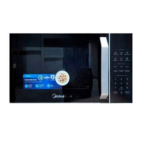 HORNO DE MICROONDAS MIDEA DE 1.1FT BLANCO CON NEGRO ELEGANTE