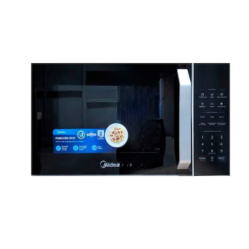 HORNO DE MICROONDAS MIDEA DE 1.1FT BLANCO CON NEGRO ELEGANTE