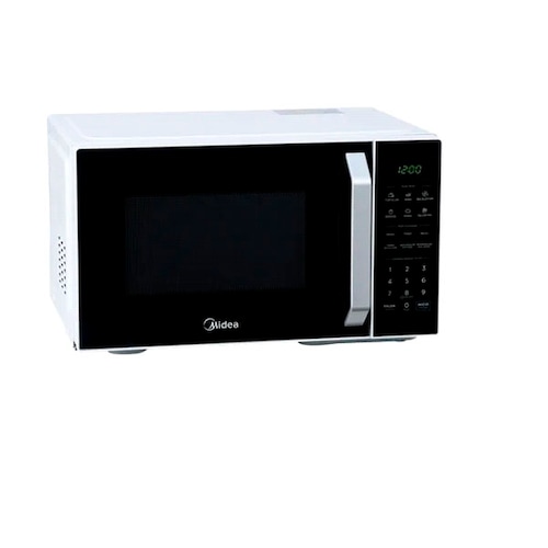 HORNO DE MICROONDAS MIDEA DE 1.1FT BLANCO CON NEGRO ELEGANTE