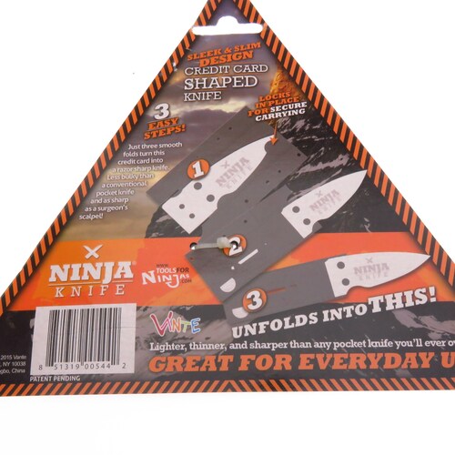 Ninja401 Ninja Credit Card Tarjeta De Credito Navaja Plegab