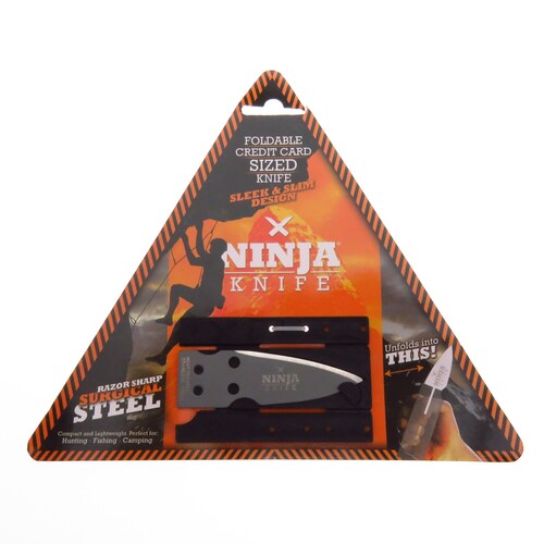Ninja401 Ninja Credit Card Tarjeta De Credito Navaja Plegab