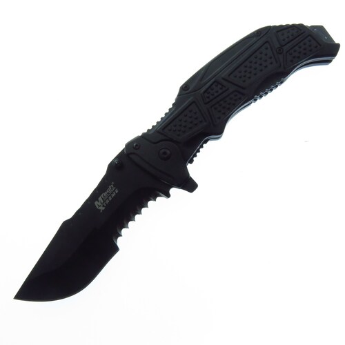 Mtxa850Bk Mtech Navaja Tactica Filo Combo, Clip De Sujecion