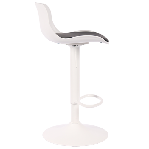 Set De 2 Bancos Ajustables Rick Para Barra Blanco Cojín Negro
