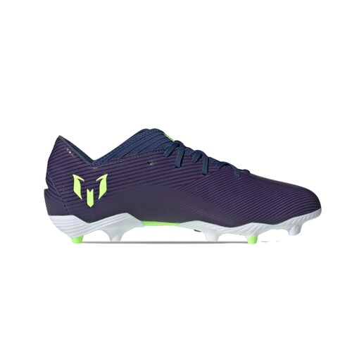 TENIS DE FUTBOL NEMEZIS MESSI 19.3 FG AZUL-BLANCO PARA HOMBRE .
