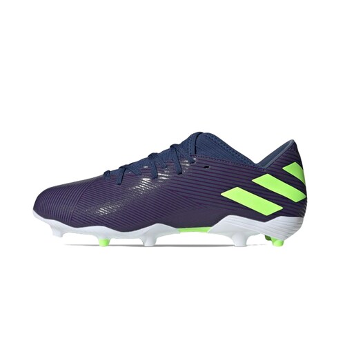 TENIS DE FUTBOL NEMEZIS MESSI 19.3 FG AZUL-BLANCO PARA HOMBRE .