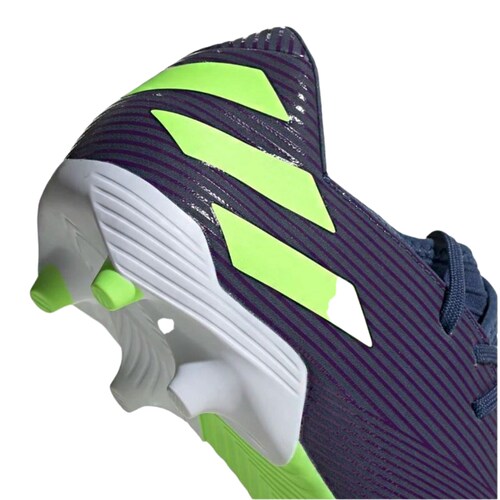 TENIS DE FUTBOL NEMEZIS MESSI 19.3 FG AZUL-BLANCO PARA HOMBRE .